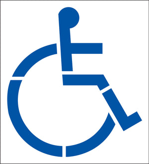 Walmart 84" Handicap Stencil
